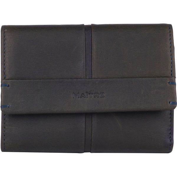 MaîTre Pelle Portafoglio Birkenfeld Ilsebill Purse Petrol Grigio Scuro-image