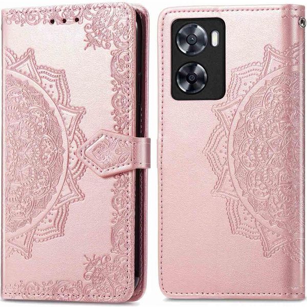 Oppo A57S/Oppo A57 Sleeve - Pelle Finta - Flip Cover Imoshion - Finitura Oro Rosa-image