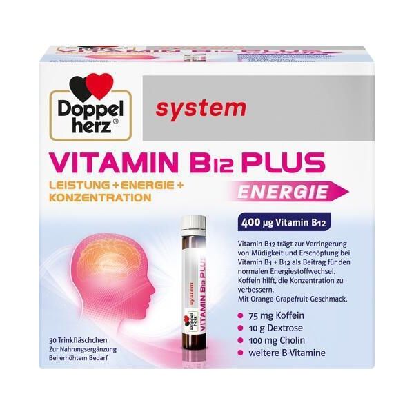 Doppelherz Vitamina B12 Plus Sistema Di Fiale Da Bere, 750 Ml-image