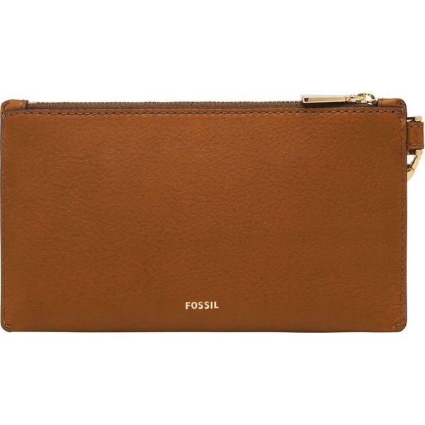 Fossil Borsa Da Polso Borsa Per Utensili Gift Wristlet Saddle Marrone Chiaro-image