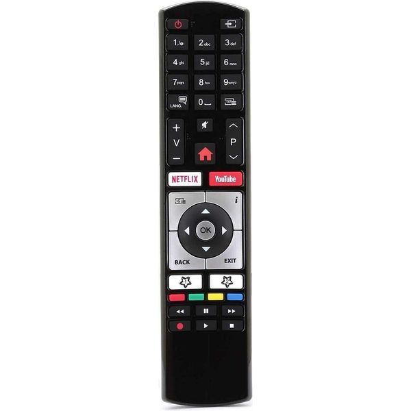 Telecomando Di Ricambio Adatto Per Telefunken D55U551N4CWH, D55U551N4CWH, DF32H0119YRM-image