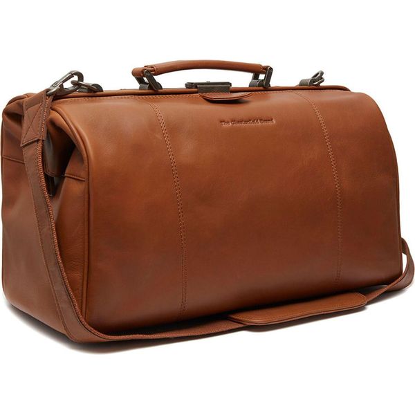The Chesterfield Brand Pelle Borsa Da Viaggio Travelbag Cognac Marrone Chiaro-image