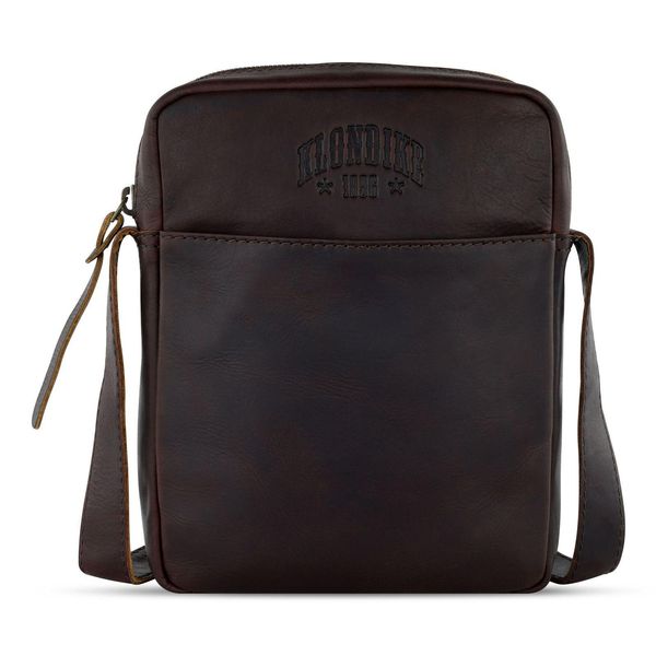 Klondike 1896 Pelle Borsa A Tracolla Borsa A Tracolla Rush Faye Shoulderbag Darkbrown Marrone Scuro-image