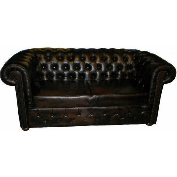 Chesterfield 3 Posti Con Funzione Letto Divano Divano Set Tappezzeria Divani Nuovo!-image
