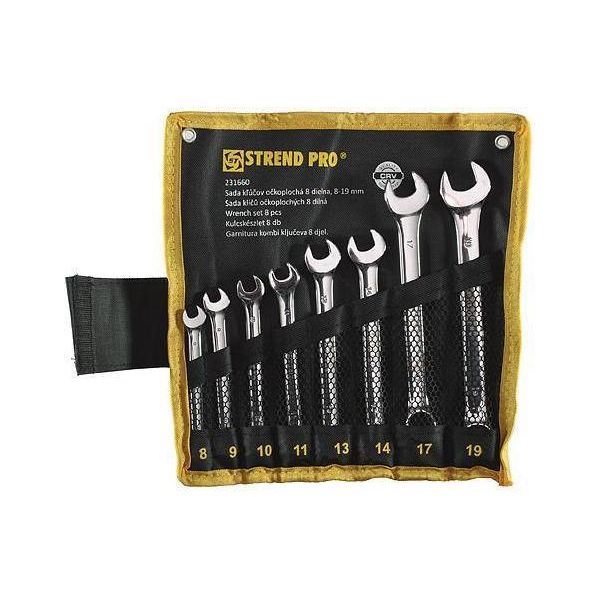 Set Di Chiavi Strend Pro HR31583, Combinate, 8 Pezzi, Cr-V, 8-19 Mm-image