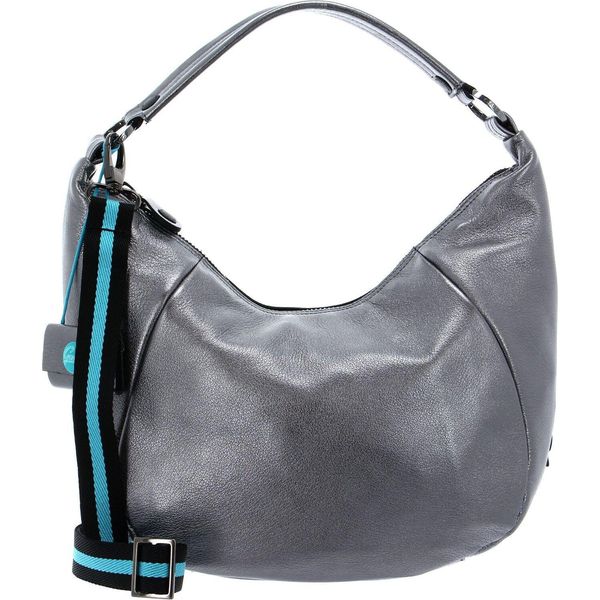 Gabs Pelle Borsa A Tracolla Borsa A Tracolla Penelope Tg Splendente Black Bag Canna Di Fucile Argentato-image