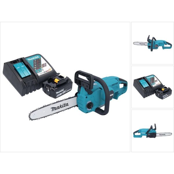 Motosega A Batteria Makita Duc 307 RG1X2 18 V 30 Cm 7,7 M/S Brushless + 1X Batteria 6,0 Ah + Caricabatterie-image