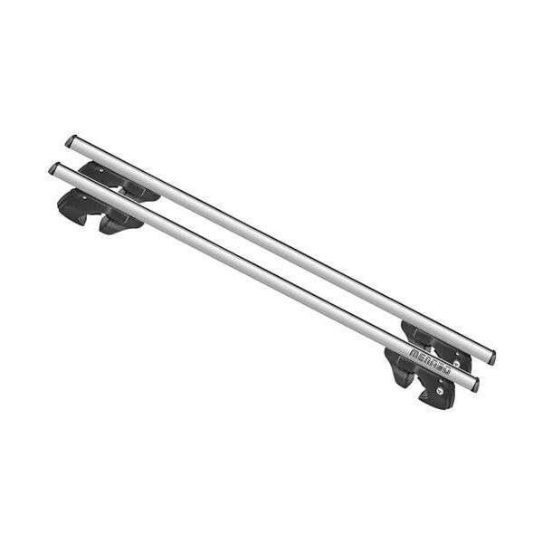 Portapacchi Menabo Sherman Silver Compatibile Con Ssangyong Korando 1997-2005-image
