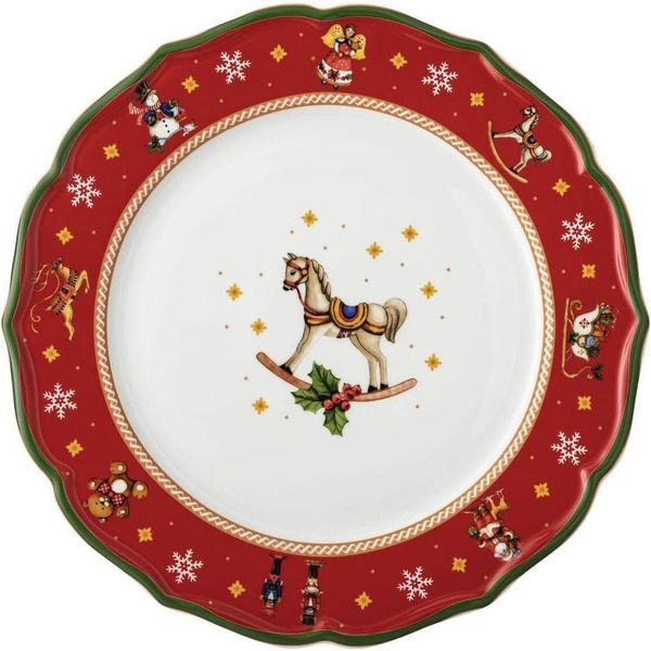 Hutschenreuther Teller 33 Cm Flach Happy Wintertime H. Wintertime Red 02488-727471-10873-image