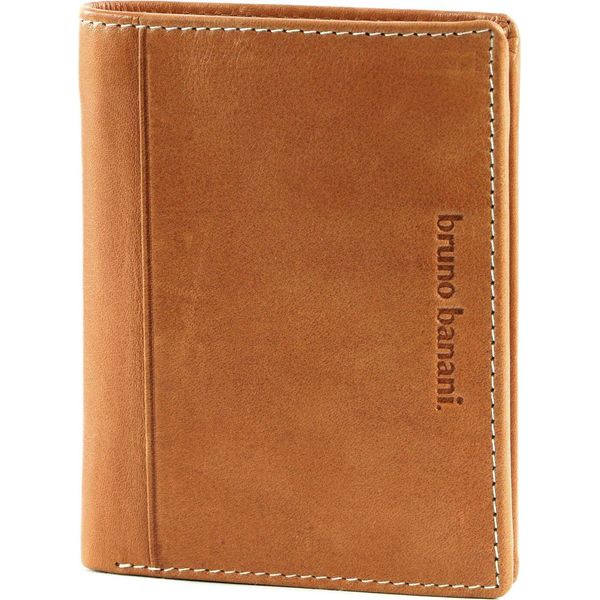 Bruno Banani Pelle Portafoglio Wallet Cognac Marrone Chiaro-image