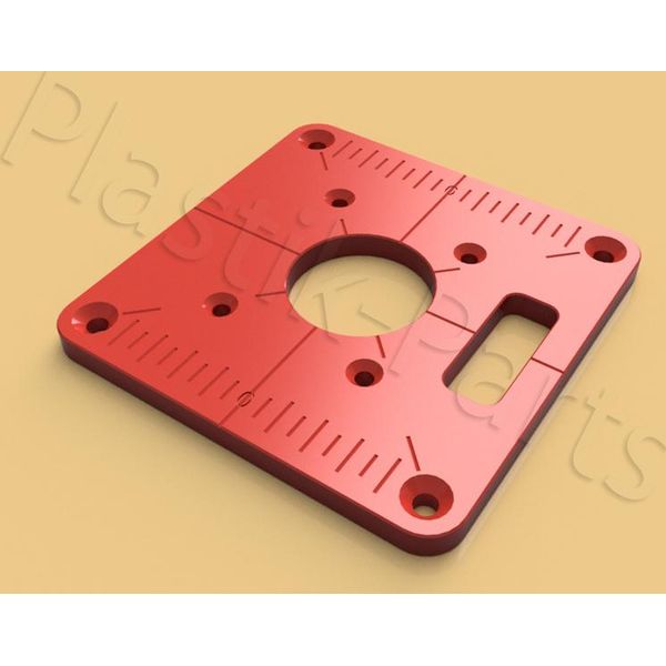 Piastra Di Montaggio In Abs Piastra Porta Inserti Tavola Di Fresatura Router Vonhaus 710W 81000024-image