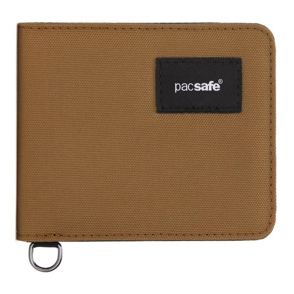 Pacsafe Porta Carte Di Credito Rfidsafe Bifold Wallet Tan Marrone-image
