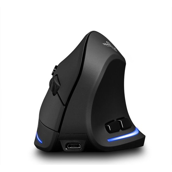 Zelotes F-35B Mouse Da Gioco Senza Fili 2.4G + BT3.0 + BT5.0 Mouse Verticale Con Tre Modalità, Dpi Regolabile Con 3 Marce-image