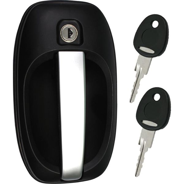 Fap M1 Serratura Esterna Della Porta Serratura Caravan Camper Caravan Argento Nero-image