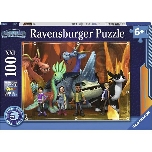 Ravensburger - Draghi: I 9 Mondi, 100 Pezzi-image