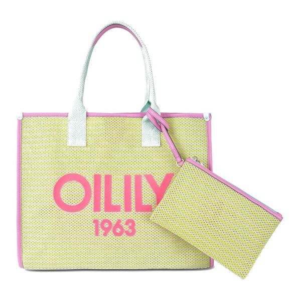 Oilily Borsa Shopper Sixty Shopper Oilily 60 Years Yellow Multicolore-image