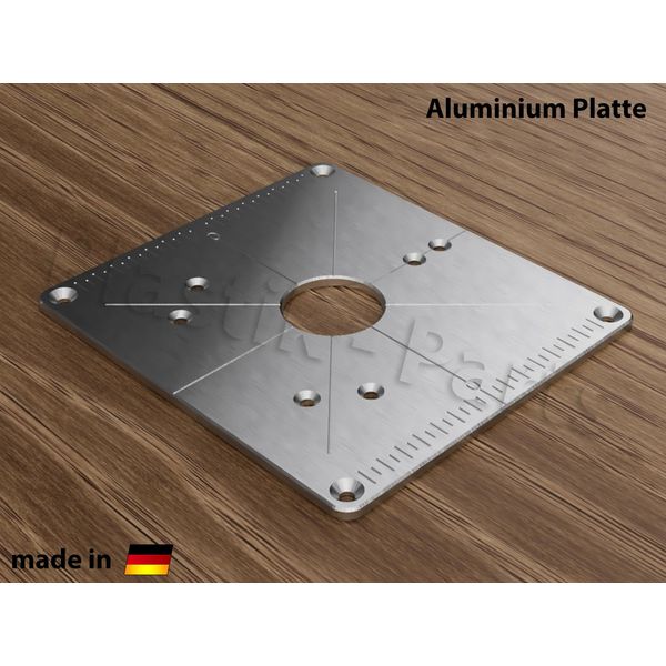 Piastra Di Montaggio Alu Piastra Di Inserimento Per Tavola Da Fresatura Bosch Pof 1100 Ae-image