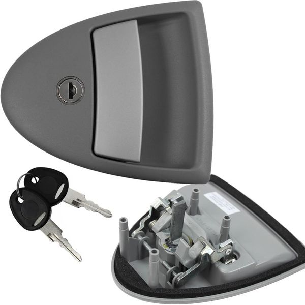 Fap Serratura Porta Esterna Caravan Camper Caravan Ff-System Triangle 1 Grigio (G)-image