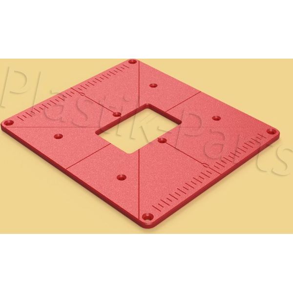 Piastra Di Montaggio In Abs Piastra Porta Inserti Tavola Di Fresatura Silverline 1500W 264895 Router-image