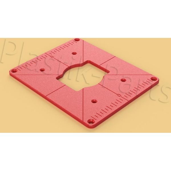 Piastra Di Montaggio In Abs Piastra Porta Inserti Tavola Di Fresatura Silverline 1020W 329863 Macchina Fresatrice-image