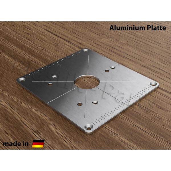 Piastra Di Montaggio Alu Piastra Di Inserimento Per Tavola Da Fresatura Bosch Pof 800 Ace-image