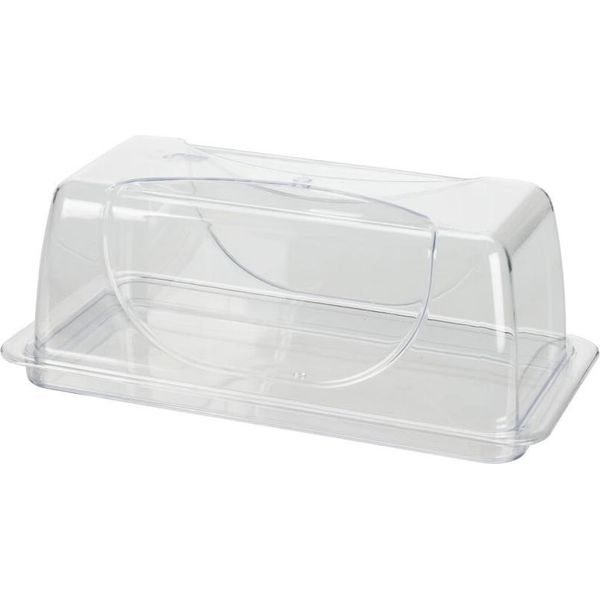 Vassoio Da Portata Excellent Houseware, Plastica, 38,5X19X15 Cm, Trasparente-image