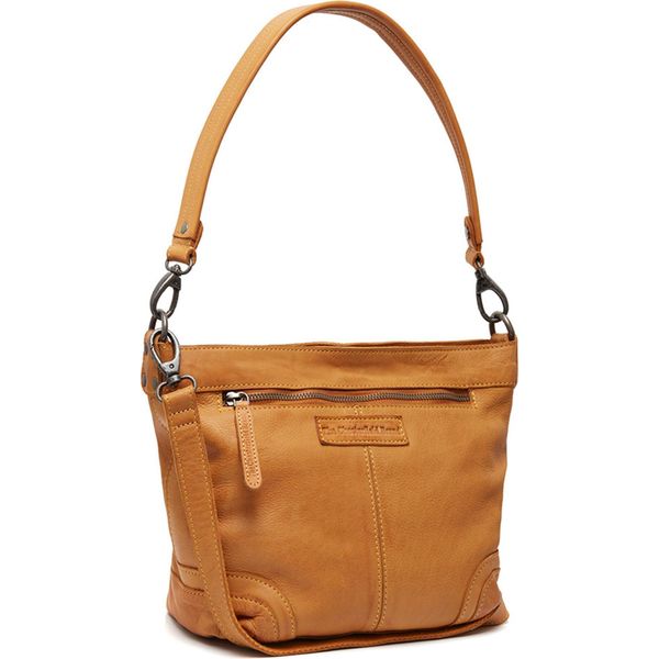 The Chesterfield Brand Pelle Borsa A Tracolla Lucy Small Hobo Bag Ocher Yellow Marrone Chiaro-image