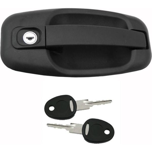 Serratura Della Porta Per Caravan Camper Ff-System M1 Parte Esterna Nera-image