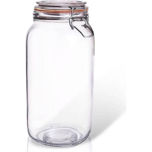 Orion Vaso Per Conserve Con Tappo Oscillante Contenitore In Vetro Brevettato Bela 2L-image