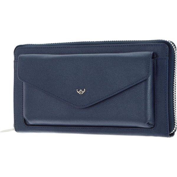 Golden Head Portafoglio Valencia Zipper Ladies Purse Wallet Saphir Blu-image