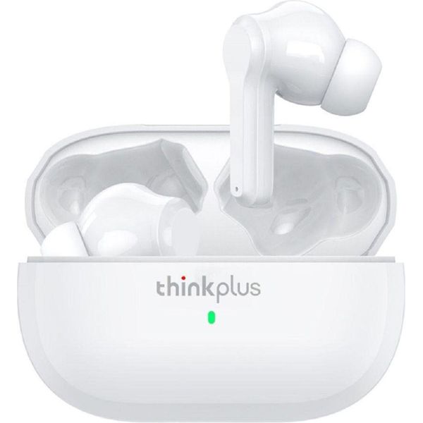 Lenovo LP1S Cuffia Wireless Bianca (Anc, 4 Ore, Wireless) (43146653) Bianco (LP1S)-image
