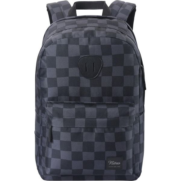 Nitro Zaino Per Il Tempo Libero Zaino Con Scomparto Per Laptop Urban Plus Backpack 28L Checker Grigio Scuro Nero-image