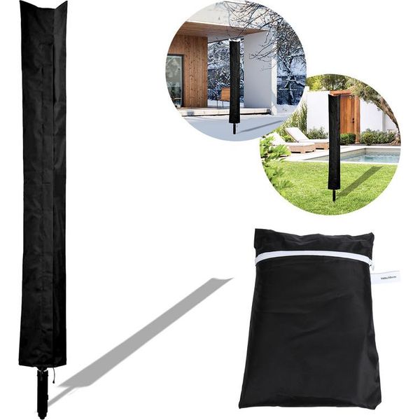 Jiubiaz Asciugatrice Rotativa Copertura Protettiva Resistente Alle Intemperie Asciugatrice Rotativa 210D Per Ombrello Lavanderia 168X28Cm-image