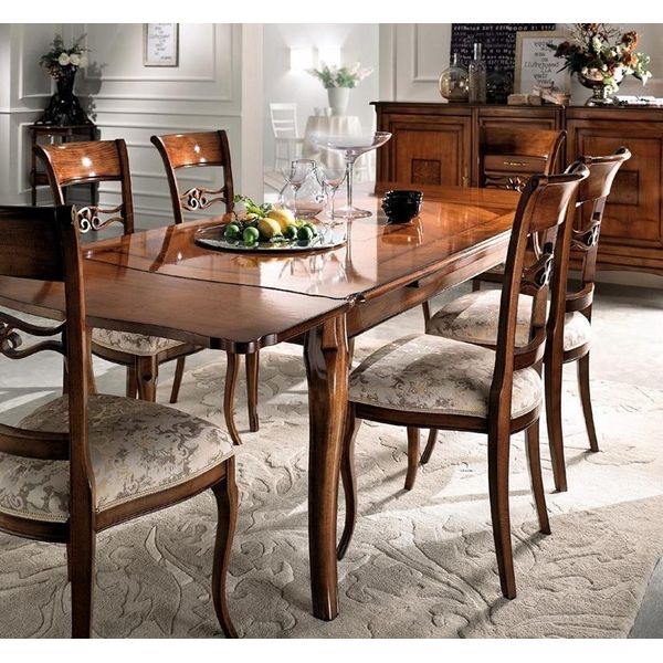 Set Sala Da Pranzo Tavolo Da Pranzo + 6X Sedie Moderno Jvmoebel-image