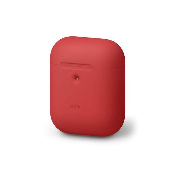 Custodia Di Ricarica Wireless In Silicone Elago Per Airpods 2 / Airpods 1 Rosso-image