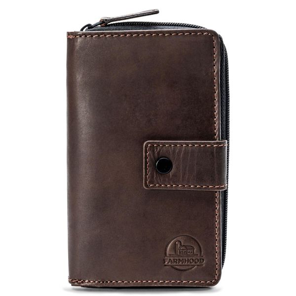 Farmhood Portafoglio Nashville Wallet Dark Brown Marrone Scuro-image