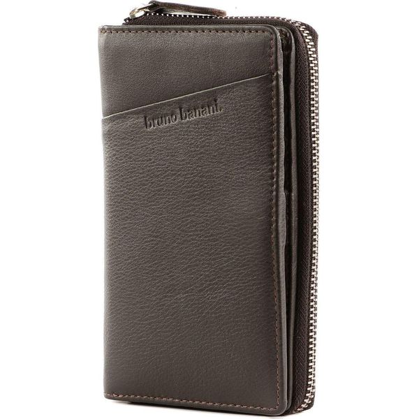 Bruno Banani Portafoglio Wallet Zip With Flap Brown Marrone Scuro-image