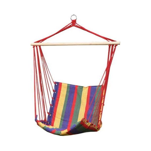 Sedia Pensile Zolta, Altalena Pensile, Sedia Pensile Per Giardino, Balcone, Soggiorno - Amaca Fino A 120 Kg Giallo 50X100 Cm-image