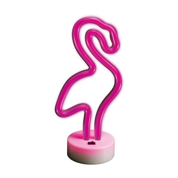 Forever Light Neon Led Rosa Flamingo Luce Notturna Insegna Al Neon Illuminazione Luce Notturna Usb Rosa-image
