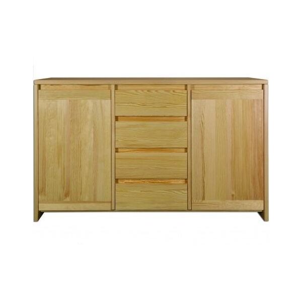 Cassettiera In Vero Legno Bassa Nuova Credenza Jvmoebel-image