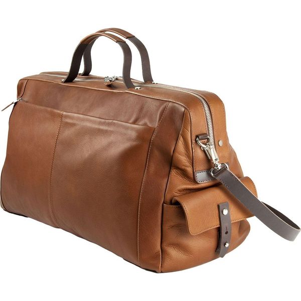 Harold's Pelle Borsa Da Viaggio Country Framebag Travelbag Cognac Marrone Chiaro-image