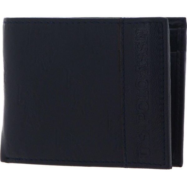 U.S. Polo Assn. Pelle Portafoglio Vallarta Horiz Wallet Leather Navy Blu Scuro-image