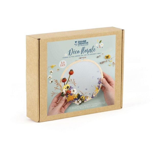 Graine Creative Kit Di Decorazione Murale Con Fiori Secchi - 1 Pezzo-image