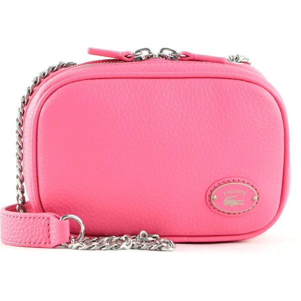Lacoste Borsa A Tracolla Origin Croc Square Crossover Bag Reseda Rosa-image