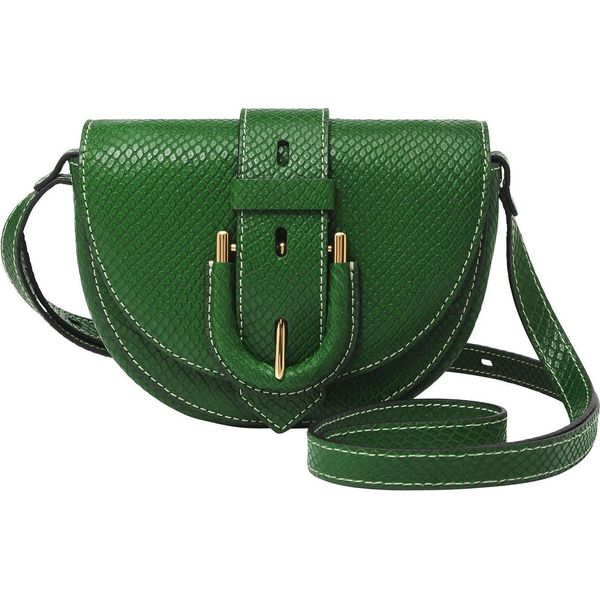 Fossil Pelle Borsa A Tracolla Harwell Small Flap Crossbody Green Verde-image