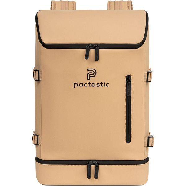 Pactastic Zainetto Zaino Con Scomparto Per Laptop Urban Collection Zipper Backpack 50 Cm 26L Beige-image