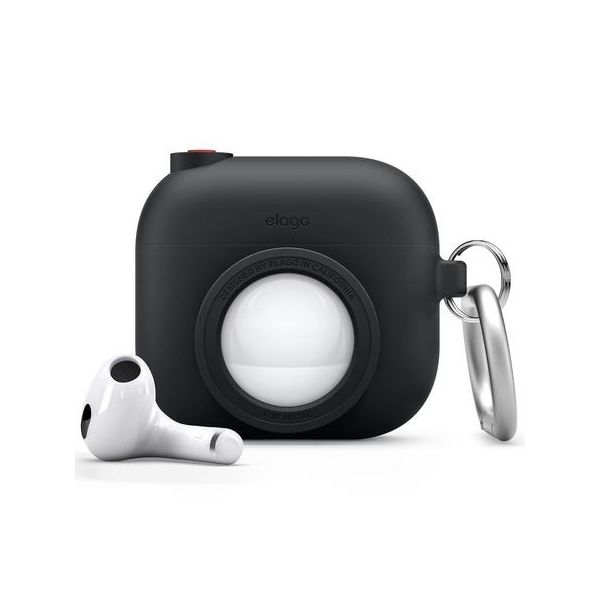 Custodia Elago Snapshot Pre Airpods 3 / Airtag Nero-image