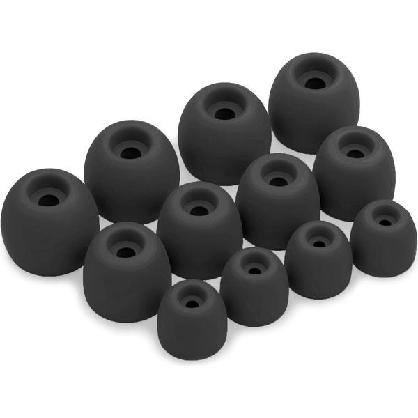 Okuli 12 X Gommini Auricolari In Silicone Ricambio Per Samsung Galaxy Buds 2 Pro Auricolari Cuffie In Nero-image