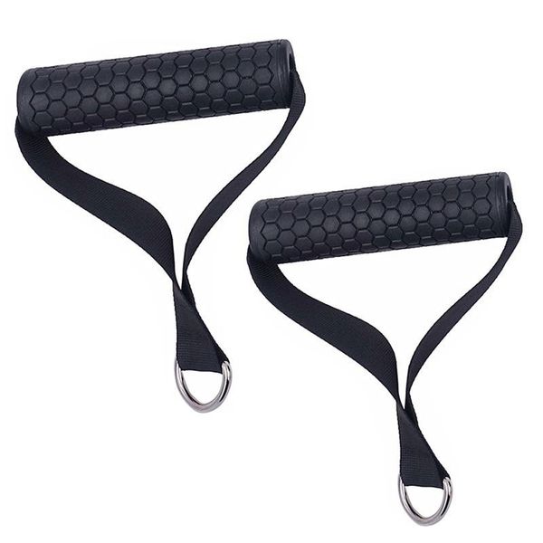 Inf Confezione Da 2 Manici Per Fascia Di Resistenza Maniglie Per Fascia Per Esercizi Per Allenamento Pull Up Nero-image