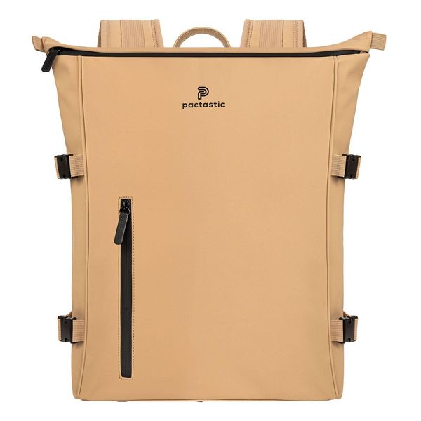 Pactastic Zainetto Zaino Con Scomparto Per Laptop Urban Collection Top Zipper Backpack 45 Cm 19L Beige-image